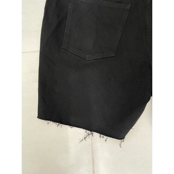 Old Navy Shorts Jean Denim Cut Off High Rise OG Straight - Picture 5 of 8